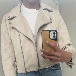Faux Suede Jacket